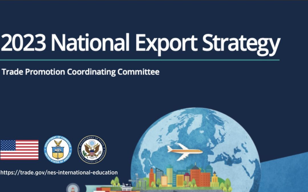 Intl ed signaled as top export priority for first time in new National Export Strategy